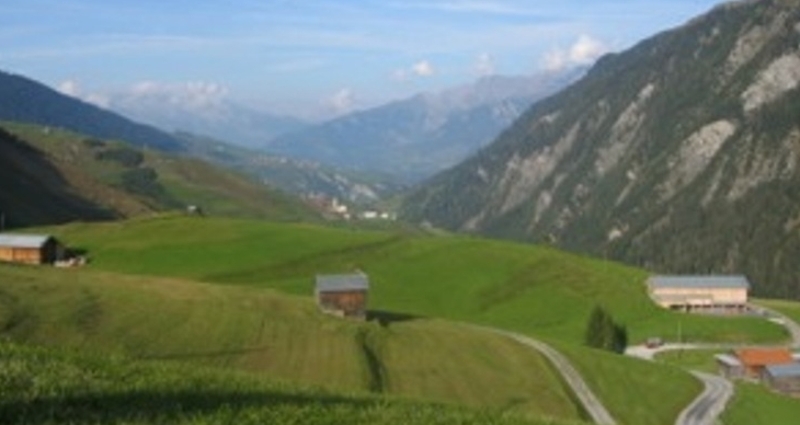 Ferienwohnung Signina Brun - Aussicht Sommer