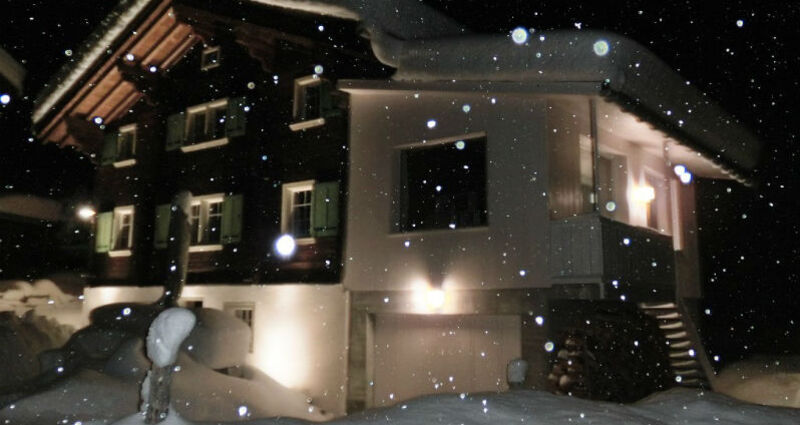 Ferienhaus Casa Mulinera - Ansicht Winter