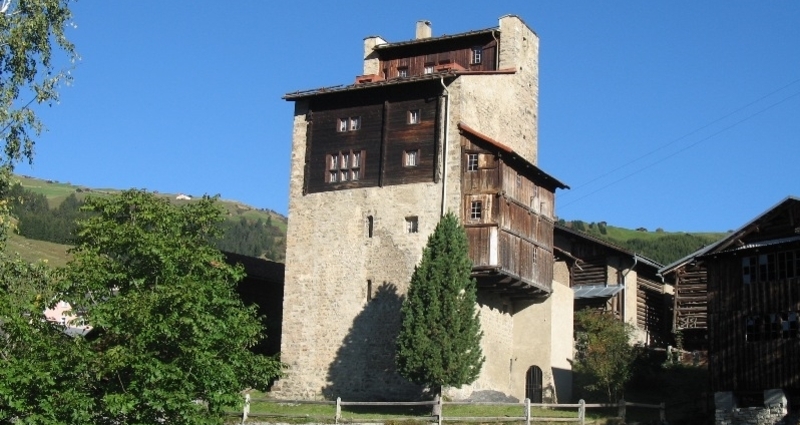 Ferienwohnung Chisti Lumerins - Ansicht Sommer