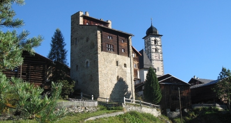 Ferienwohnung Chisti Lumerins - Ansicht Sommer