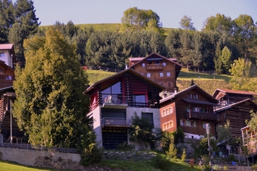 Ferienwohnung Casa Cotschna - Ansicht Sommer