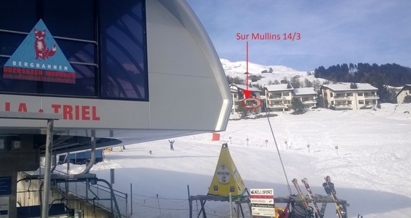 Ferienwohnung Sur Mulins Willmann - Ansicht Winter