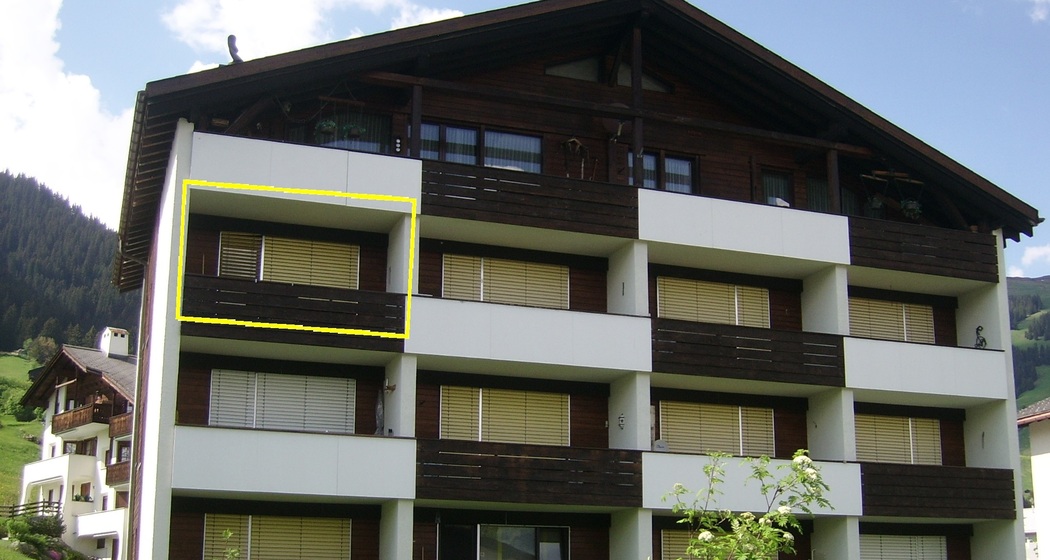 Ferienwohnung Flurina 19 - Ansicht Sommer