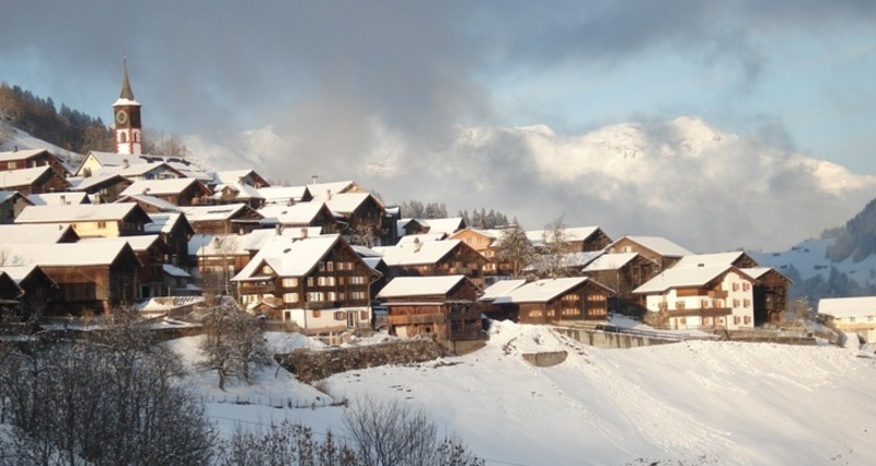 Ferienhaus Casa Collenberg - Ansicht Winter