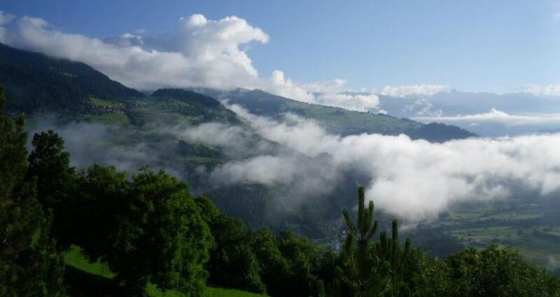 Ferienwohnung Casa Cudiala - Aussicht Sommer