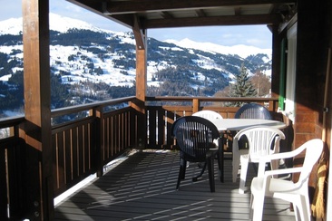 Balkon der Parterrewohnung