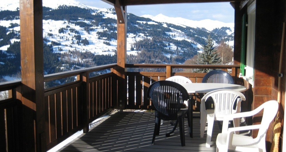 Balkon der Parterrewohnung