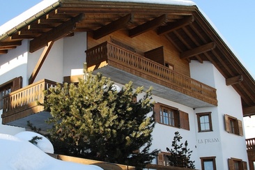 Ferienwohnung La Prada Seipel - Ansicht Winter