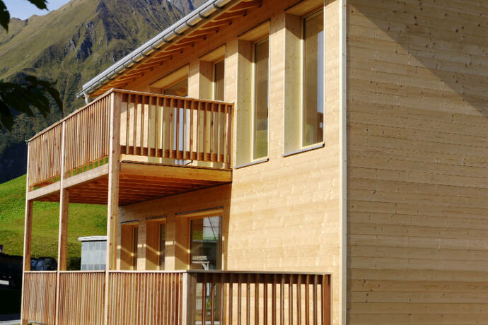 Ferienhaus Biobuchli - Ansicht Sommer