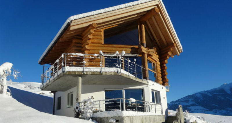 Ferienwohnung Canategia Vock - Ansicht Winter