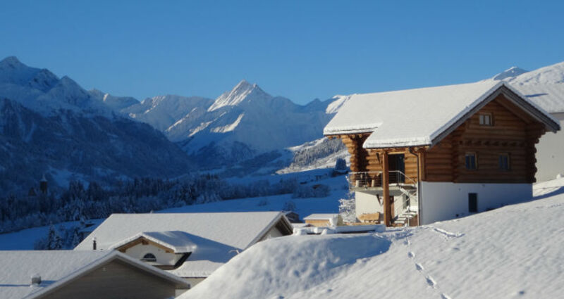 Ferienwohnung Canategia Vock - Ansicht Winter