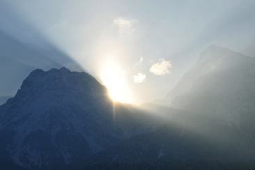 Sonnenaufgang im Winter