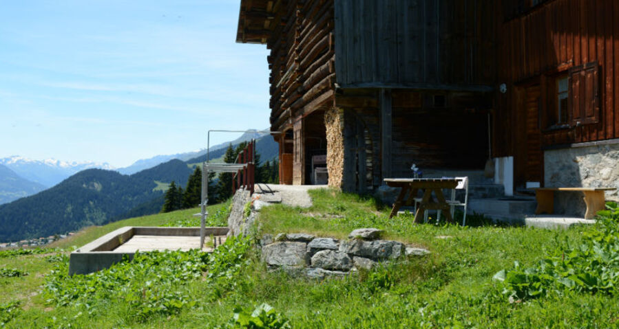 Plumarscha, Brigels, Friberg, Aussenansicht