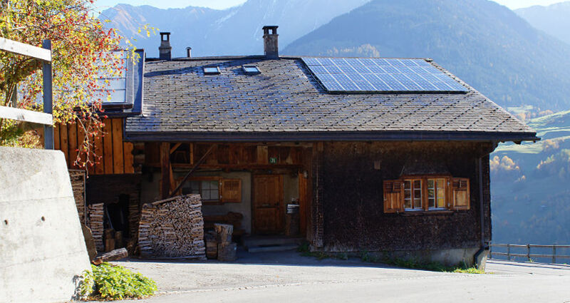 Ferienhaus Casa Collenberg - Ansicht Sommer
