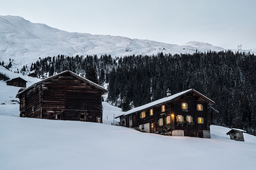 Ferienhaus Maierta - Ansicht Winter