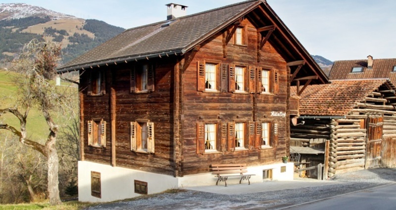 Ferienhaus Mulin Vegl - Ansicht Sommer