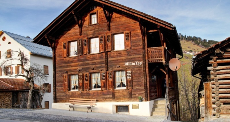 Ferienhaus Mulin Vegl - Ansicht Sommer