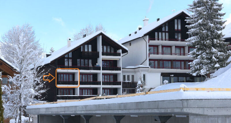 Ferienwohnung Bachmann, Ansicht Winter