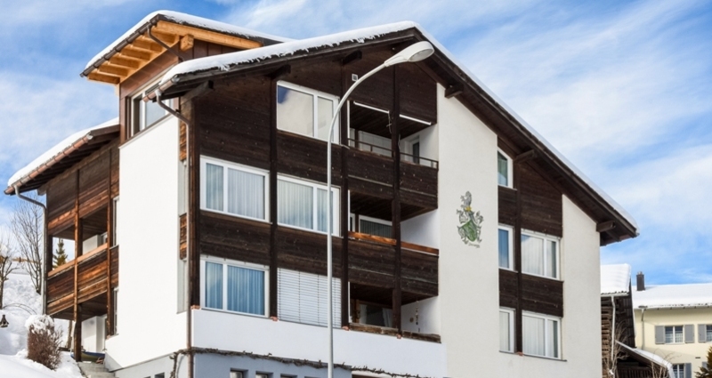 Ferienwohnung Casa Crestas 147 - Ansicht Winter