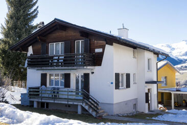 Ferienwohnung Foppihüs - Ansicht Winter