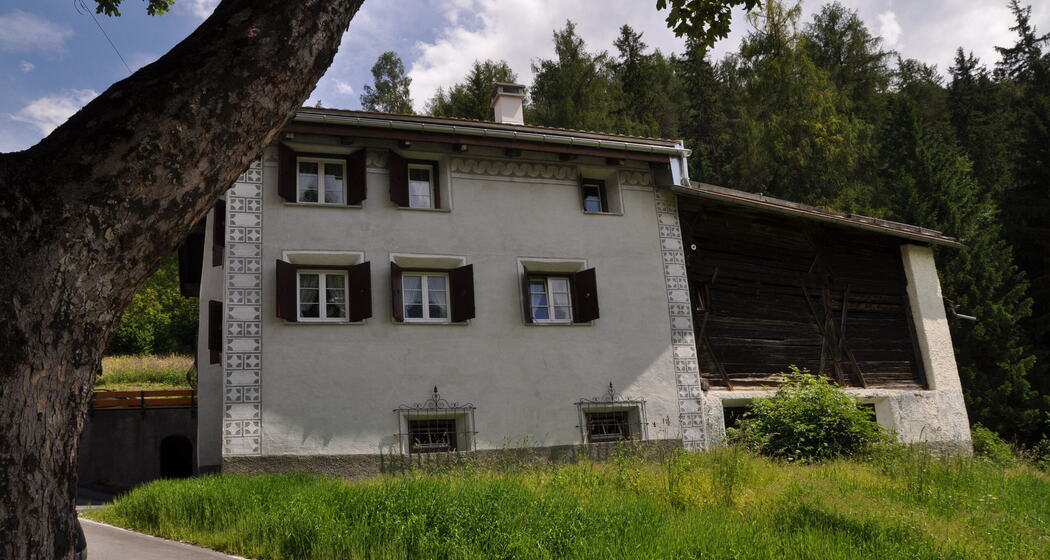 Aussenansicht Hausseite Richtung Inn