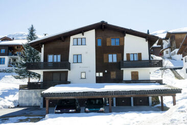 Ferienwohnung Crestahüs Pricking - Ansicht Winter