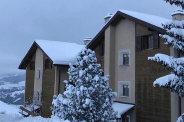 Ferienwohnung Signina Brun - Ansicht Winter