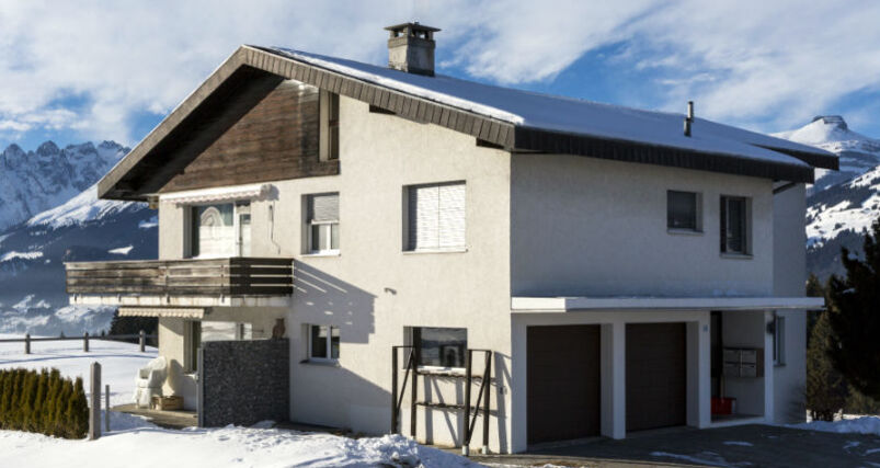 Ferienwohnung Bergsunne - Ansicht Winter