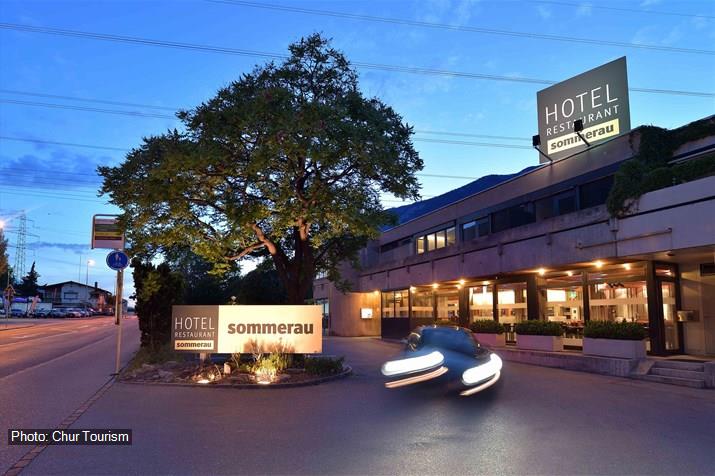 Eingang Hotel Sommerau