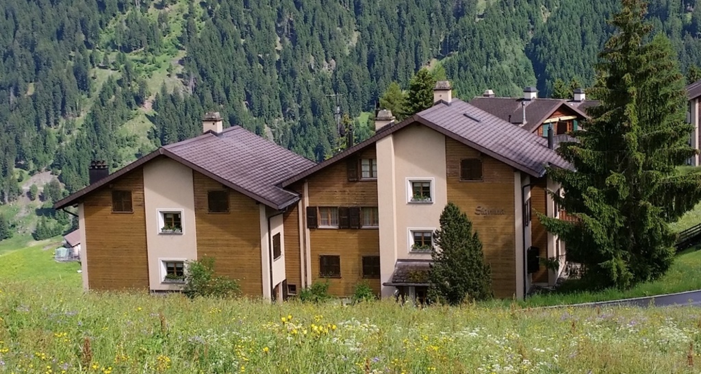 Ferienwohnung Signina Brun - Ansicht Sommer