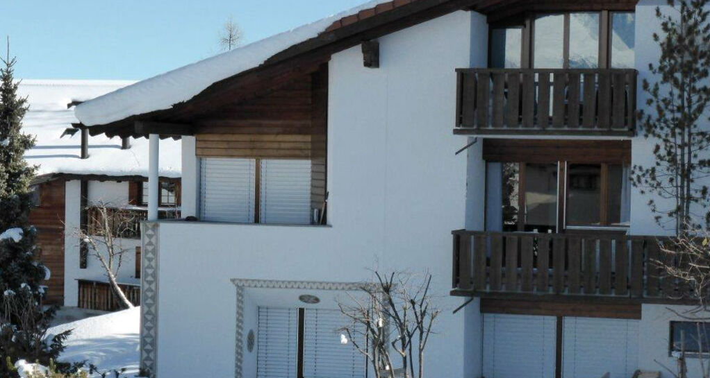 Ferienwohnung Casa Siala Baer - Ansicht Winter