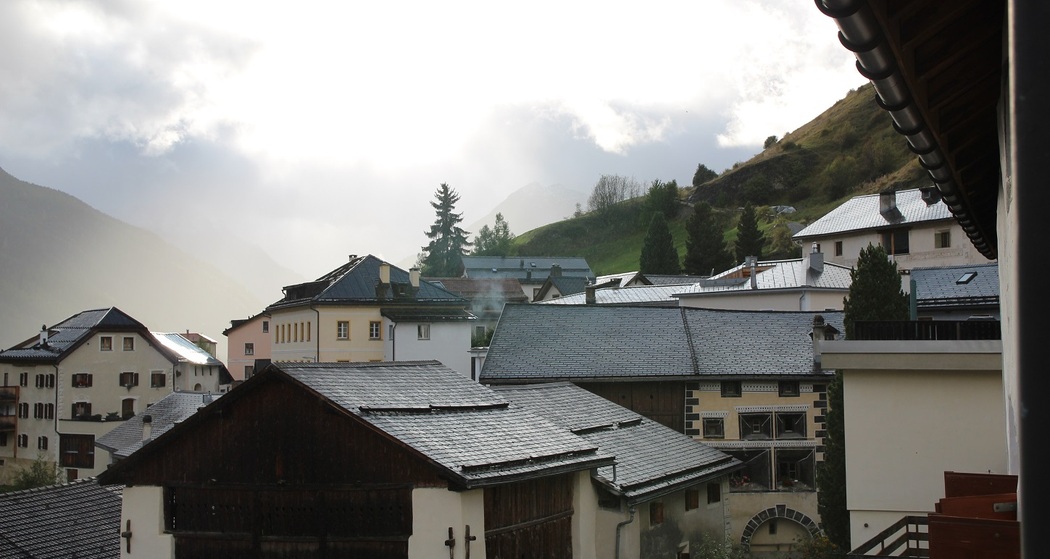 Aussicht Richtung Oberengadin