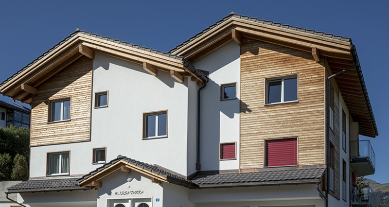 Ferienwohnung Wissa Turra, Obersaxen-Miraniga - Ansicht Sommer