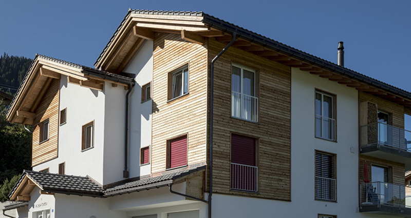 Ferienwohnung Wissa Turra, Obersaxen-Miraniga - Ansicht Sommer