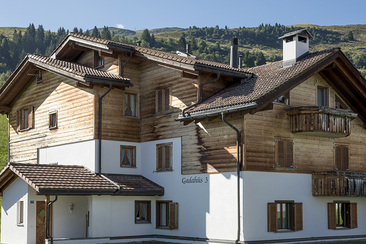 Ferienwohnung Gadahüs Trösch - Ansicht Sommer