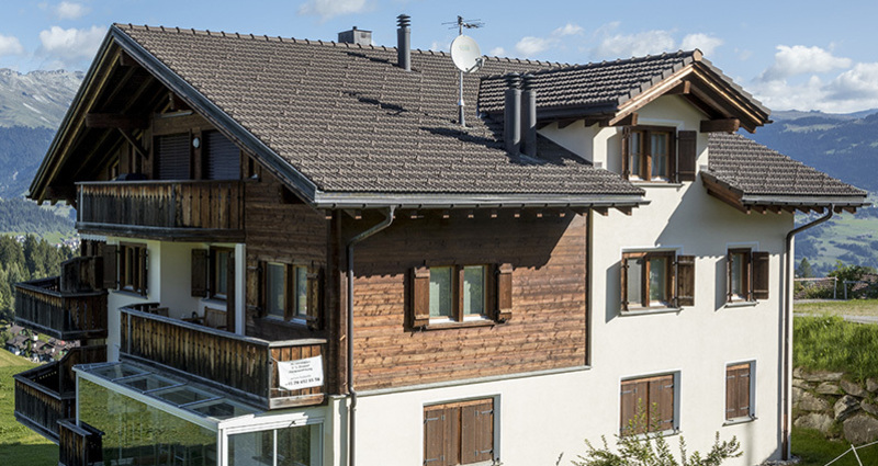 Ferienwohnung Kuratli - Ansicht Sommer