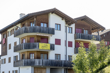 Ferienwohnung bim Chriesbaum - Ansicht Sommer