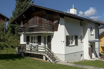 Ferienwohnung Foppihüs - Ansicht Sommer