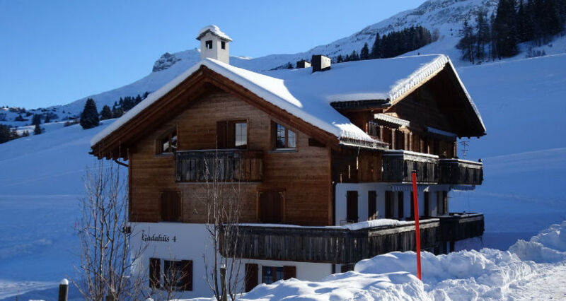 Ferienwohnun Gadahüs Elvers - Ansicht Winter