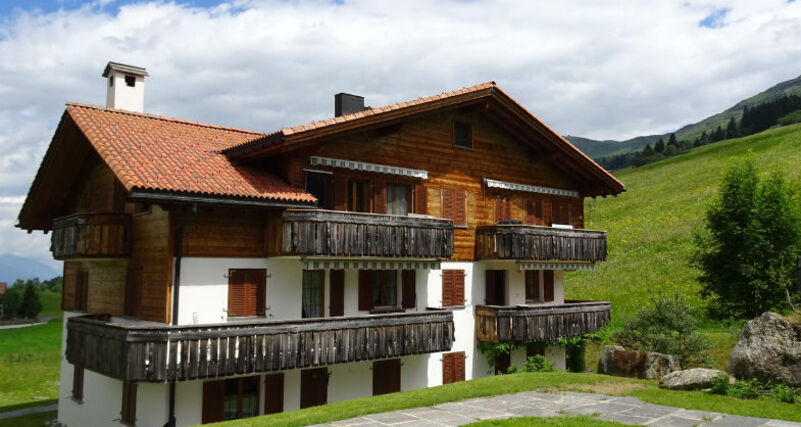 Ferienwohnun Gadahüs Elvers - Ansicht Sommer