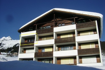 Ferienwohnung Flurina 19 - Ansicht Winter