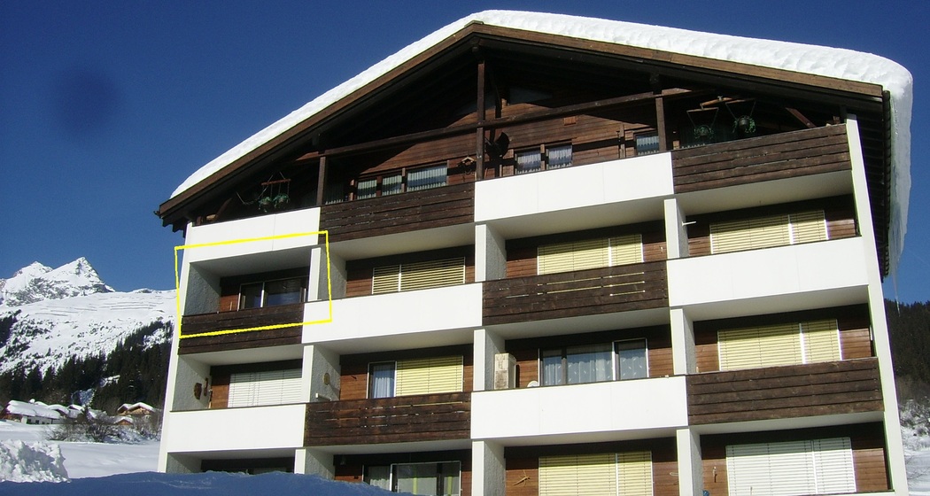 Ferienwohnung Flurina 19 - Ansicht Winter