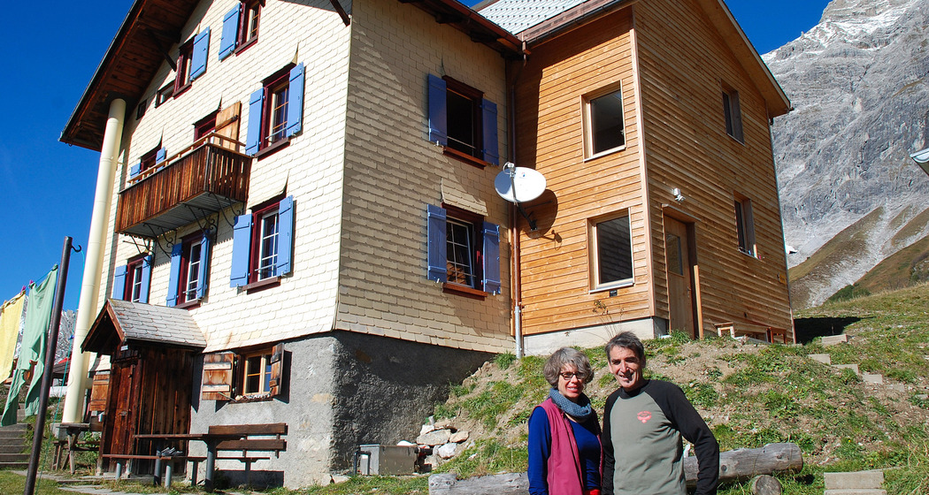 Das Hüttenpaar Jeannette & Didier