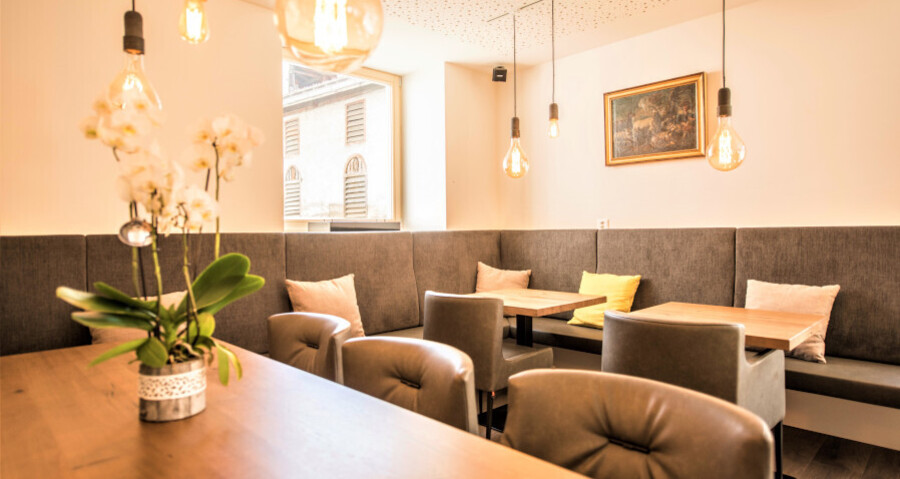 Das Cafè-Bistro im Parterre