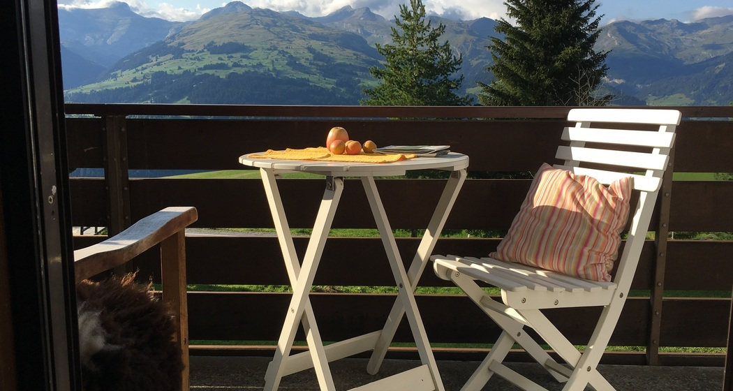 Ferienwohnung Haus Titschal Kohler Miraniga - Balkon