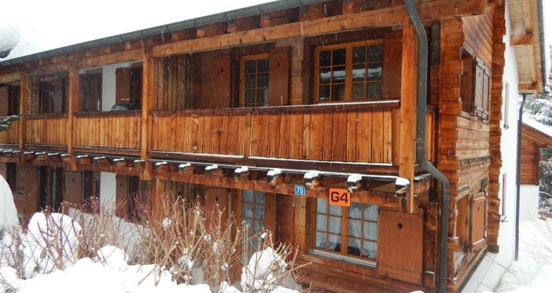 Ferienwohnung Cresta 70 - Ansicht Winter