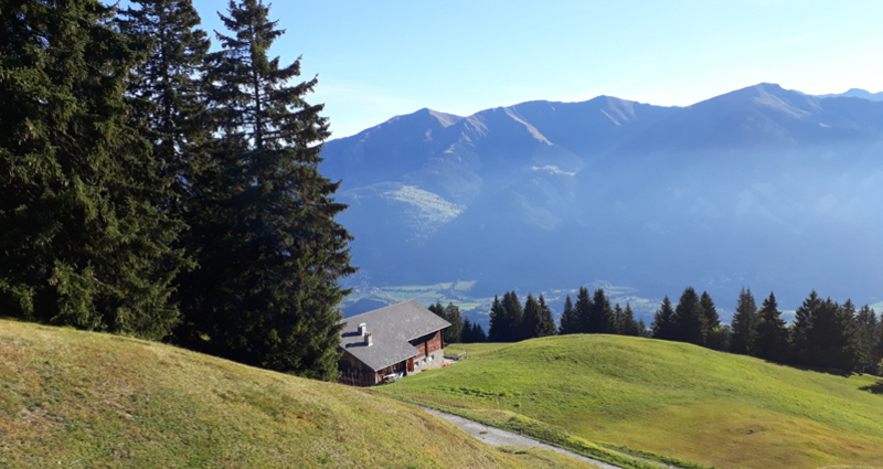 Maiensäss mit Aussicht