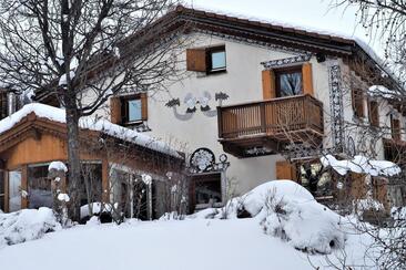 Chesa Sper l`Ovel, Südfassade