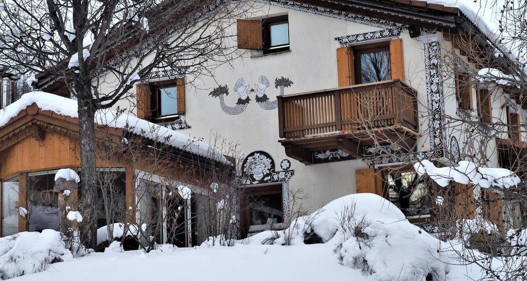 Chesa Sper l`Ovel, Südfassade