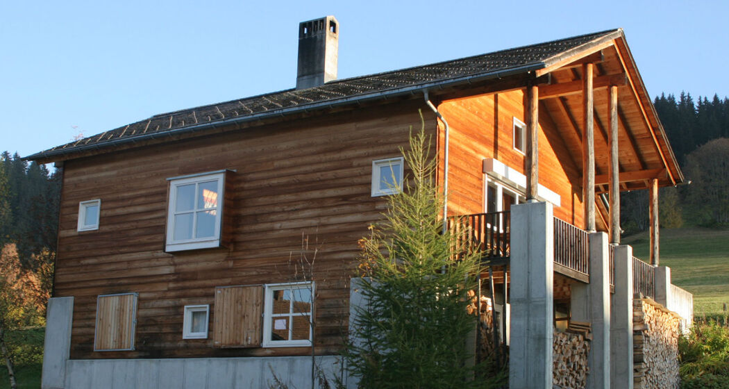 Ferienhaus Becht, Tschappina - Ansicht Sommer
